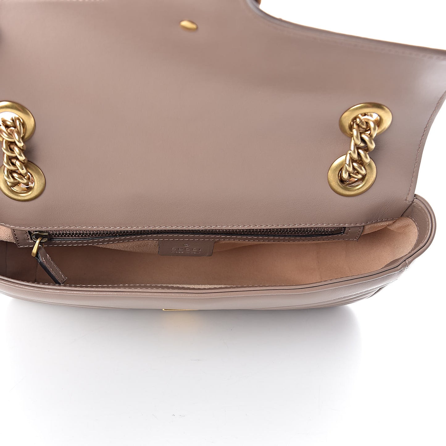 Calfskin Matelasse Small GG Marmont Shoulder Bag Porcelain Rose