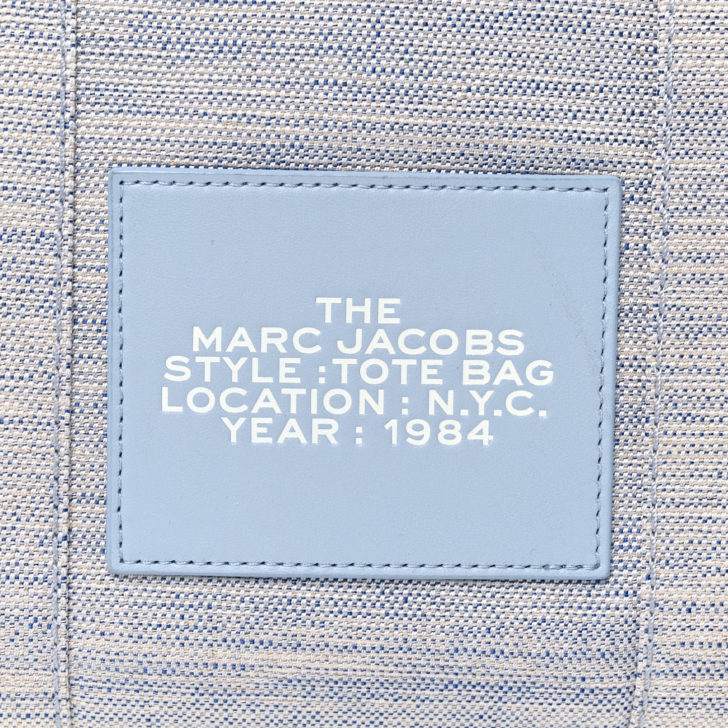 Canvas Small Summer Tote Bag Blue