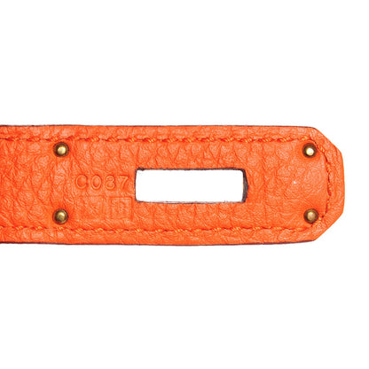 Hermes Togo Birkin 35 Orange 18 of 28