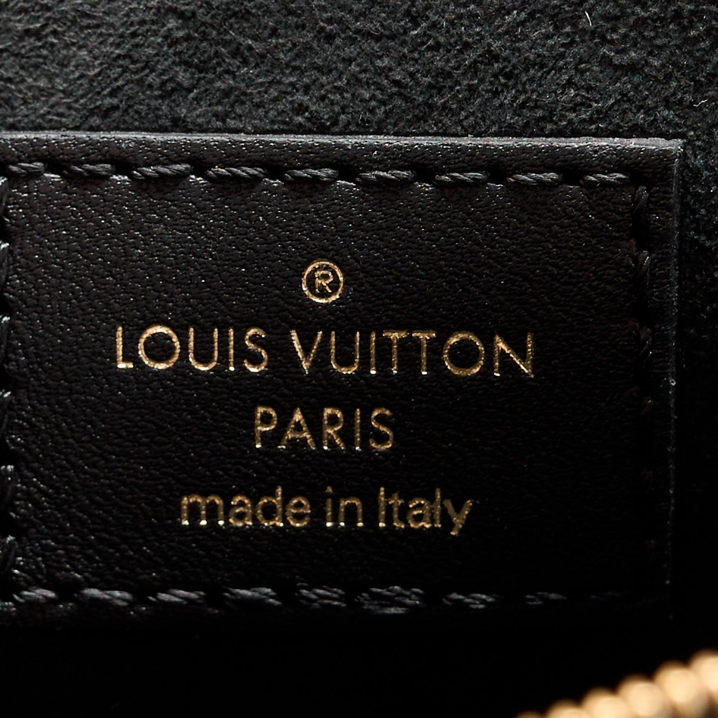 Calfskin LV New Wave Chain Bag Black