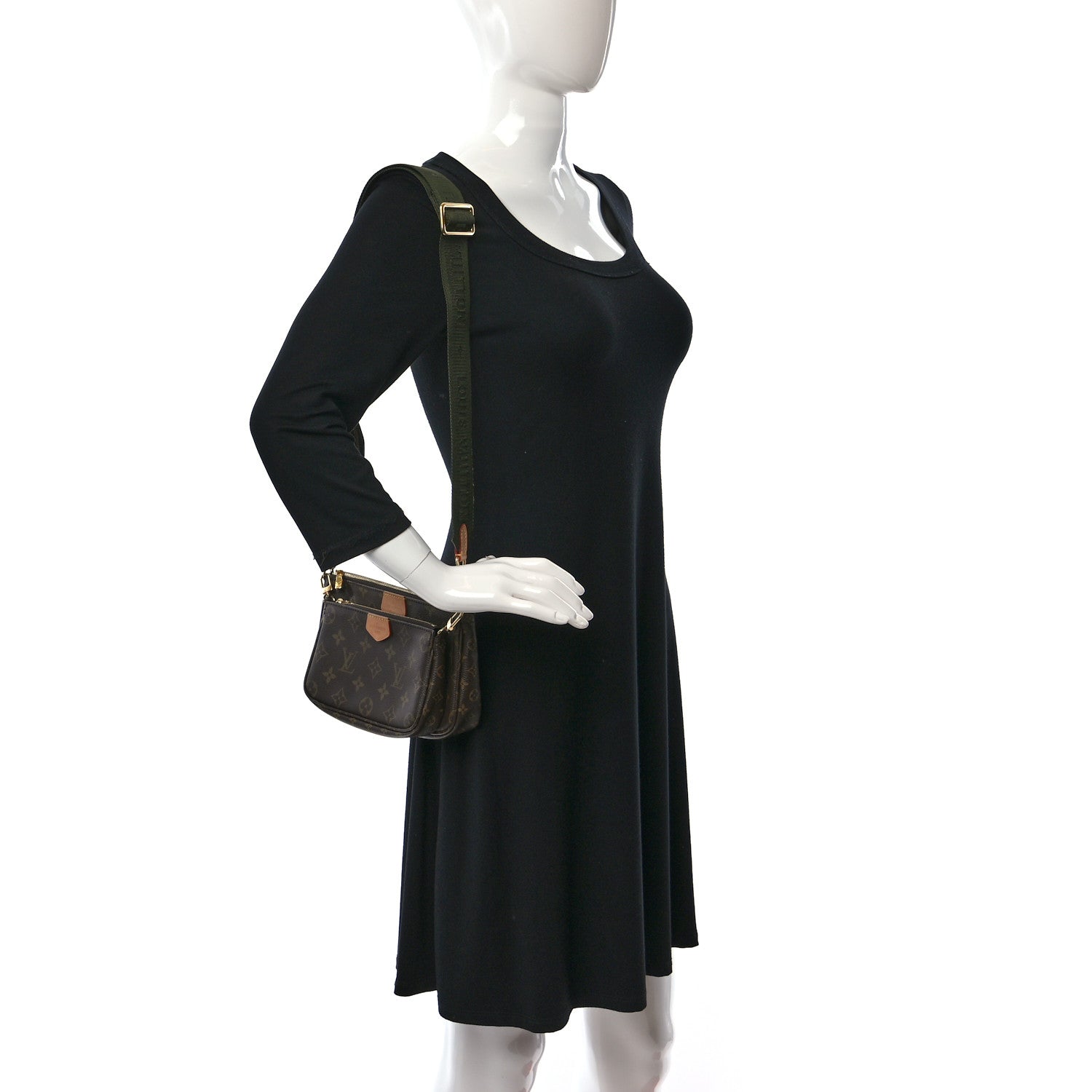 Louis Vuitton Monogram Multi Pochette Accessories Kaki 2 of 12