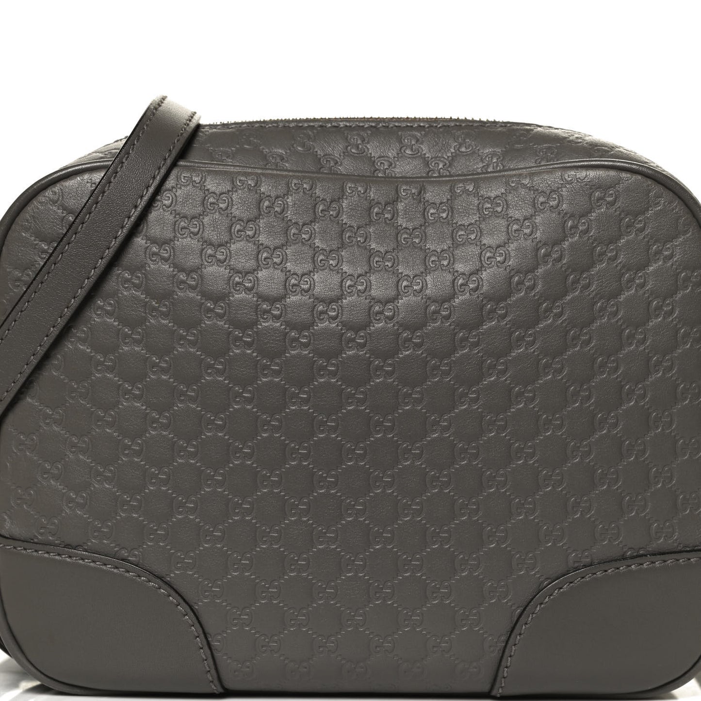 Microguccissima Mini Bree Messenger Bag Grey