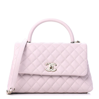 Chanel Caviar Quilted Small Coco Handle Flap Lilas Lilac 1 of 5