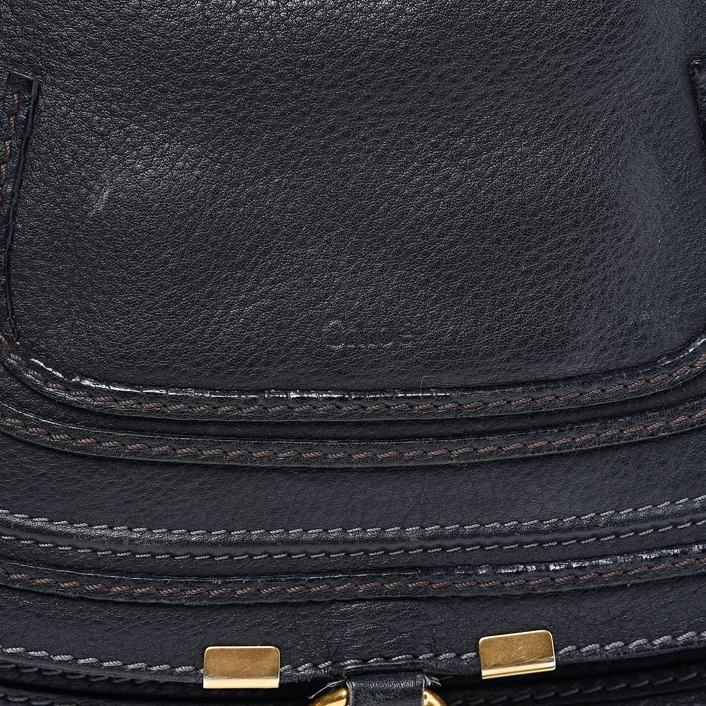 Calfskin Medium Marcie Satchel Black
