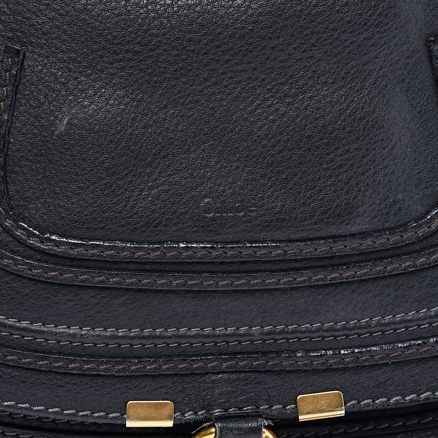 Chloe Calfskin Medium Marcie Satchel Black 9 of 9
