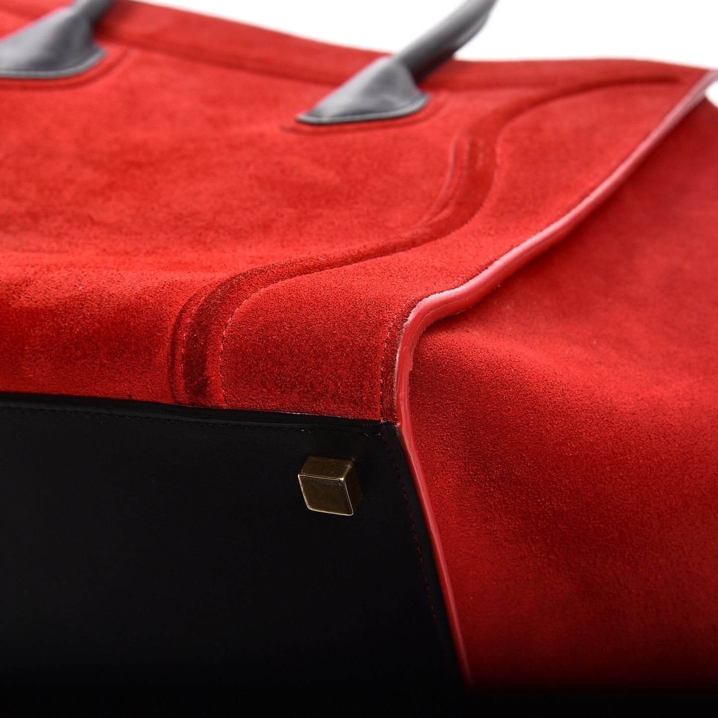 Suede Medium Phantom Luggage Vermillion