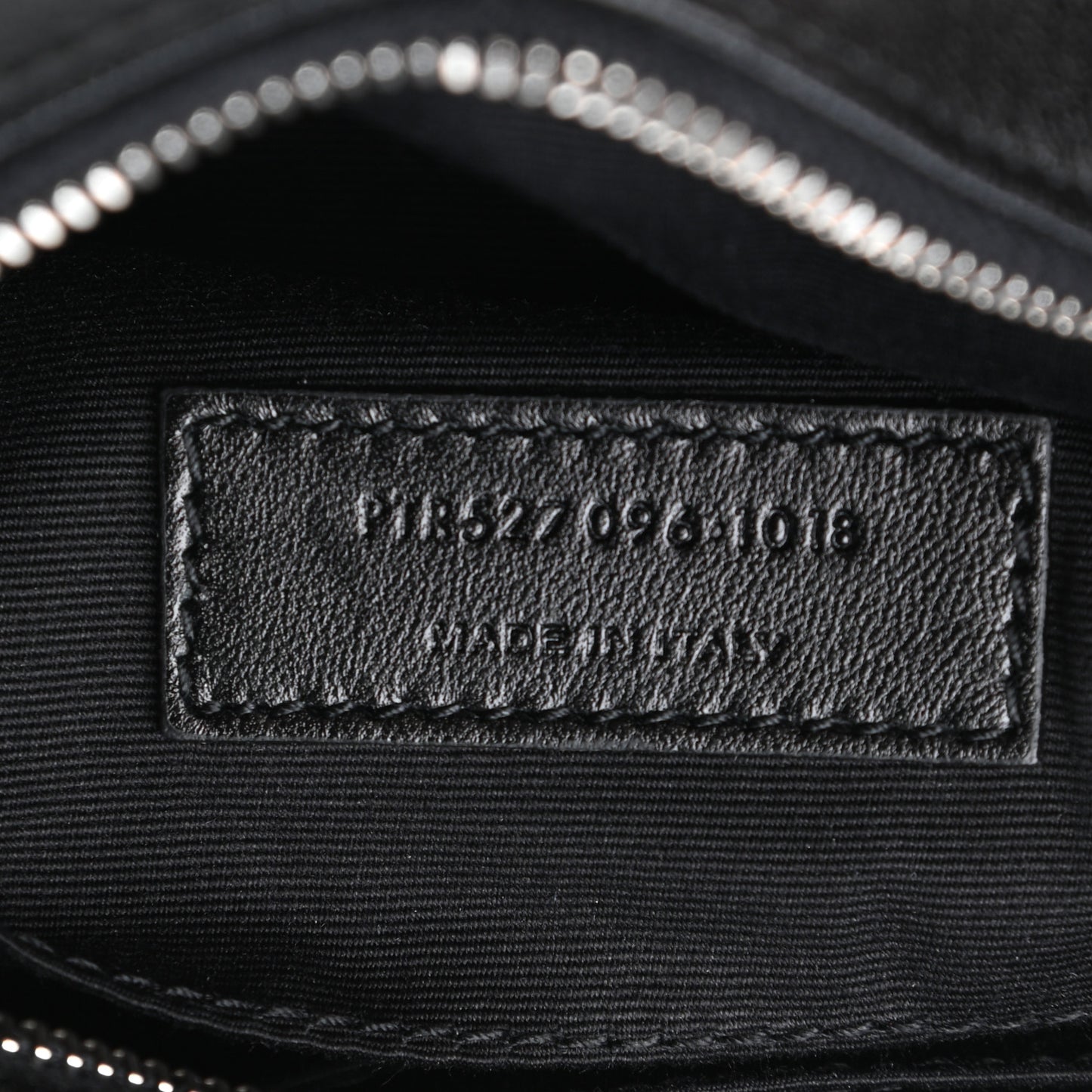 Lambskin Monogram Lou Belt Bag Black