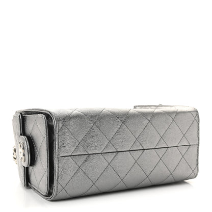 Chanel Metallic Caviar Quilted Mini Chanel 25 Handbag Anthracite 4 of 10