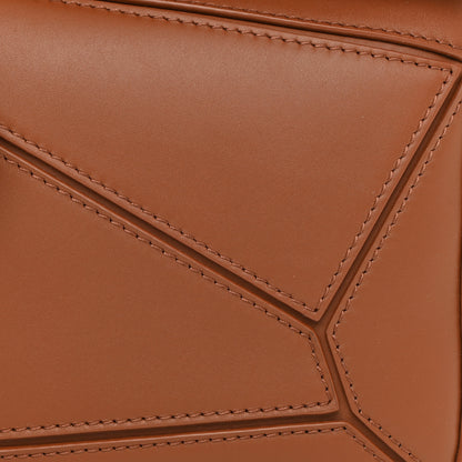 Loewe Satin Calfskin Small Puzzle Bag Pecan 7 of 9