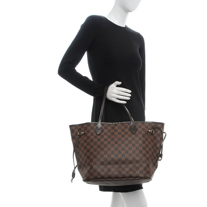 Louis Vuitton Damier Ebene Neverfull MM 2 of 9
