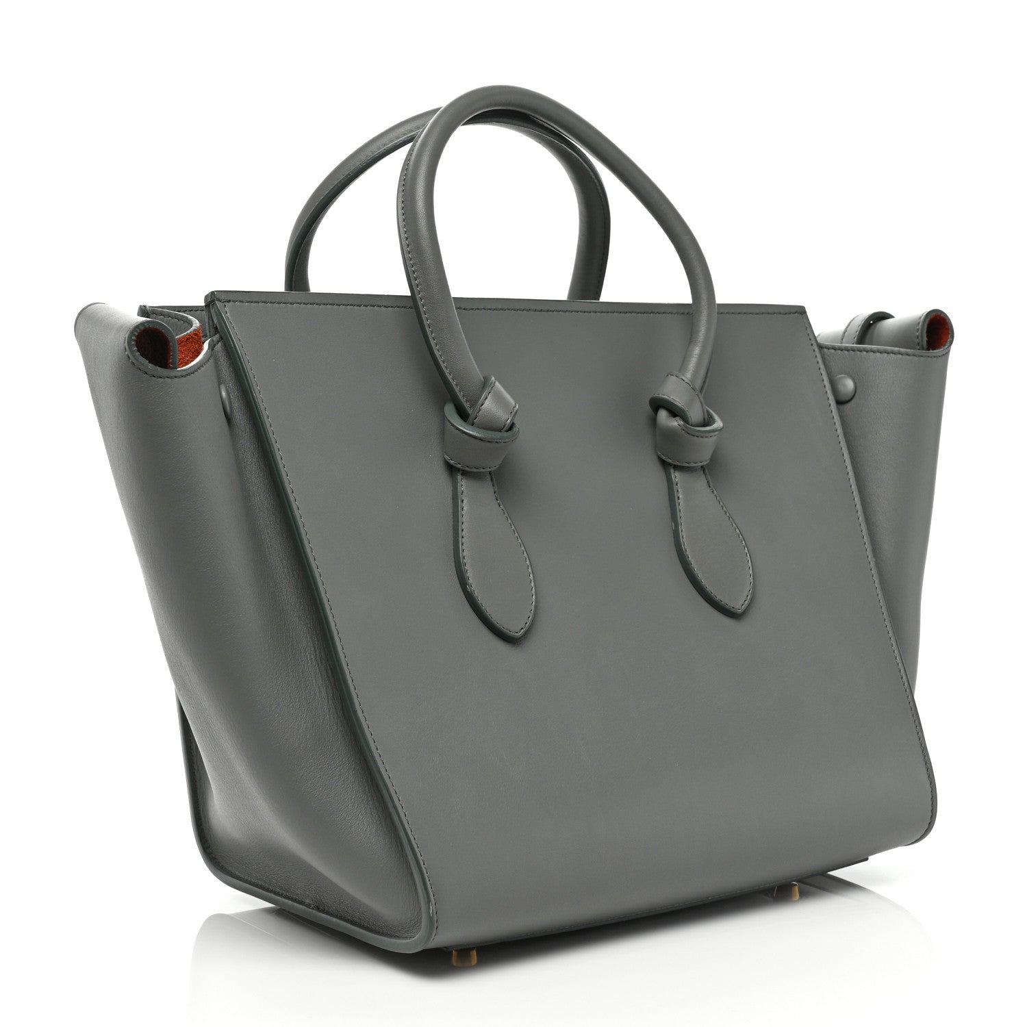Celine Natural Calfskin Large Tie Knot Tote Grey 2 of 7