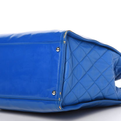 Chanel Vinyl Lipstick Tote Blue 7 of 15