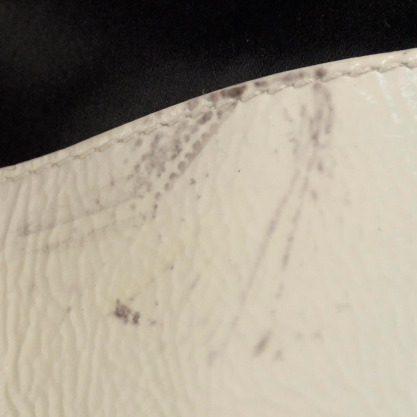 Patent Tribute Tote Ivory