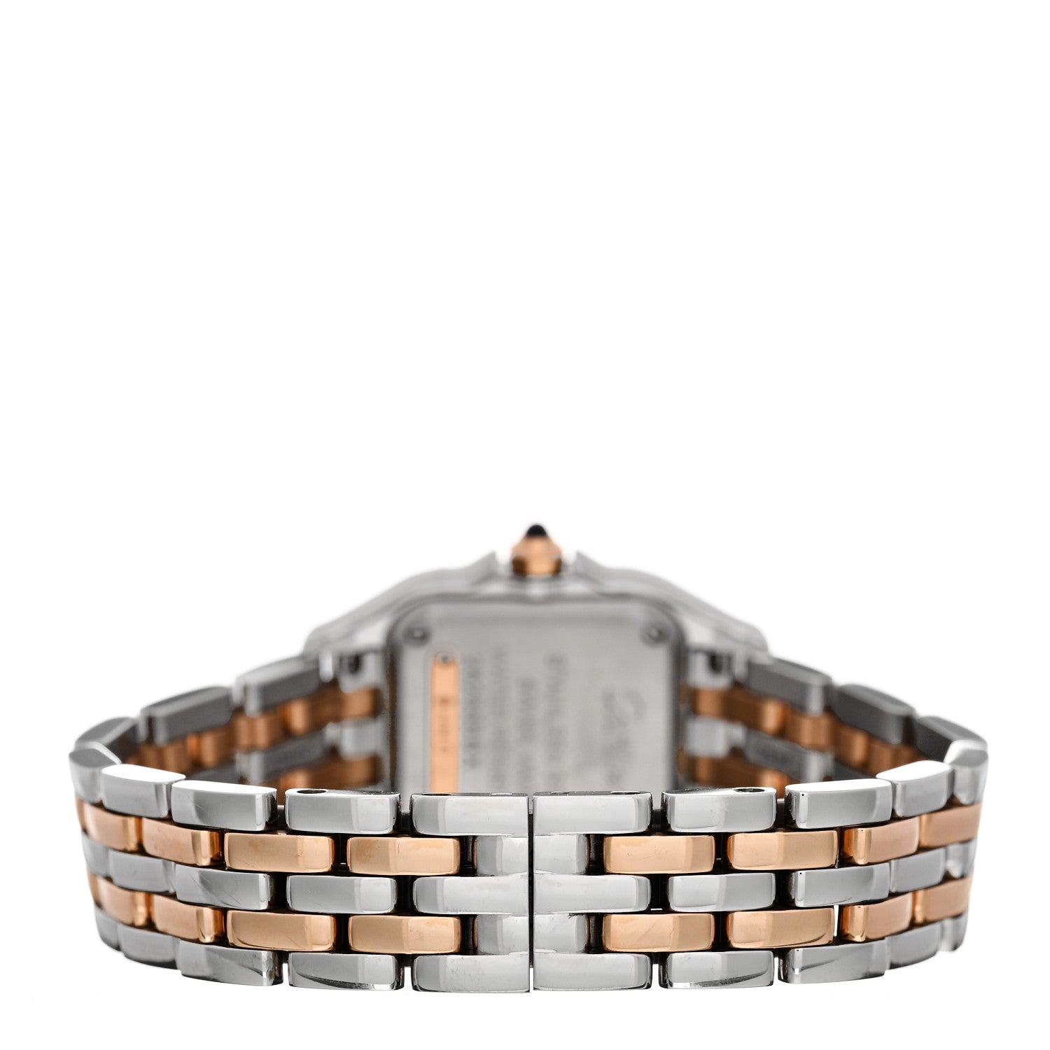 Cartier Stainless Steel 18K Pink Gold Diamond 22mm Panthere Quartz Watch 3 of 4