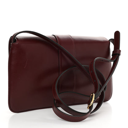 Gucci Vitello Palmellato Lux Small Arli Flap Shoulder Bag Vintage Bordeaux 3 of 14