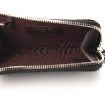 Chanel Caviar Quilted Zipped Key Holder Case Black 5 of 7