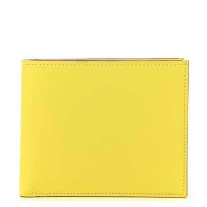 Hermes Swift Citizen Twill Compact Wallet Lime 1 of 8