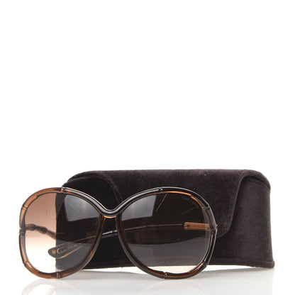 Tom Ford Claudia Sunglasses TF757 Brown 8 of 8