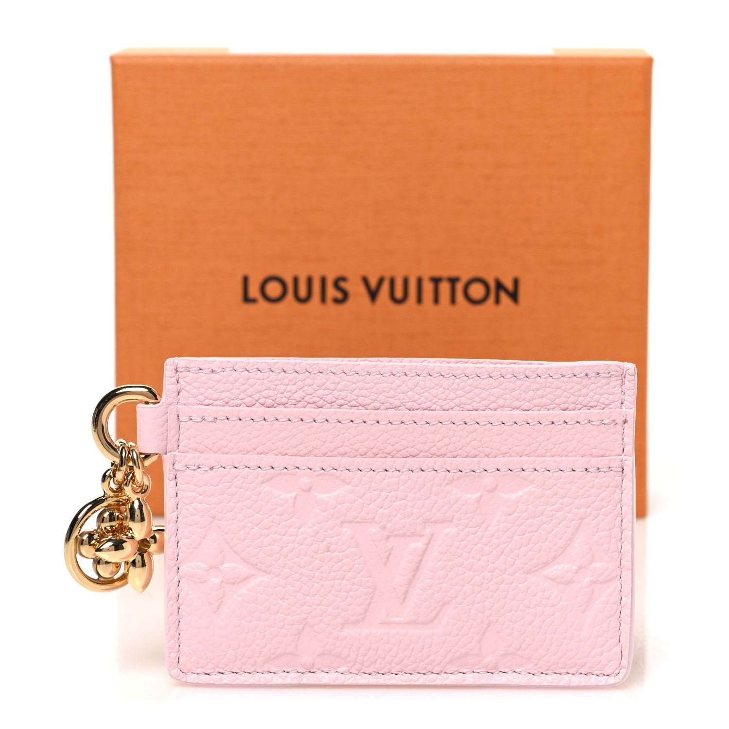Louis Vuitton Empreinte Monogram LV Charms Card Holder Confetti Pink 7 of 7