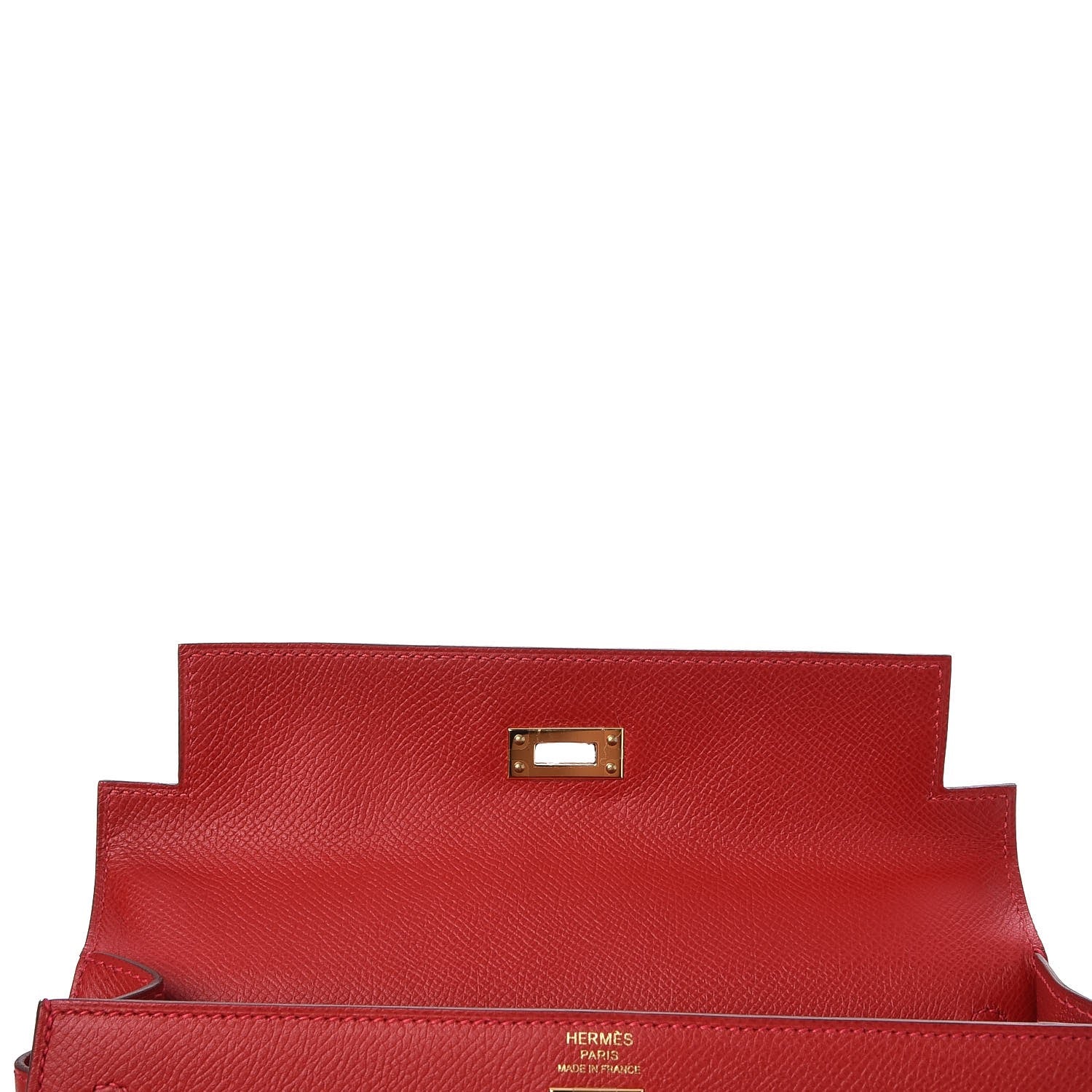 Hermes Epsom Kelly Sellier 25 Rouge Casaque 29 of 31