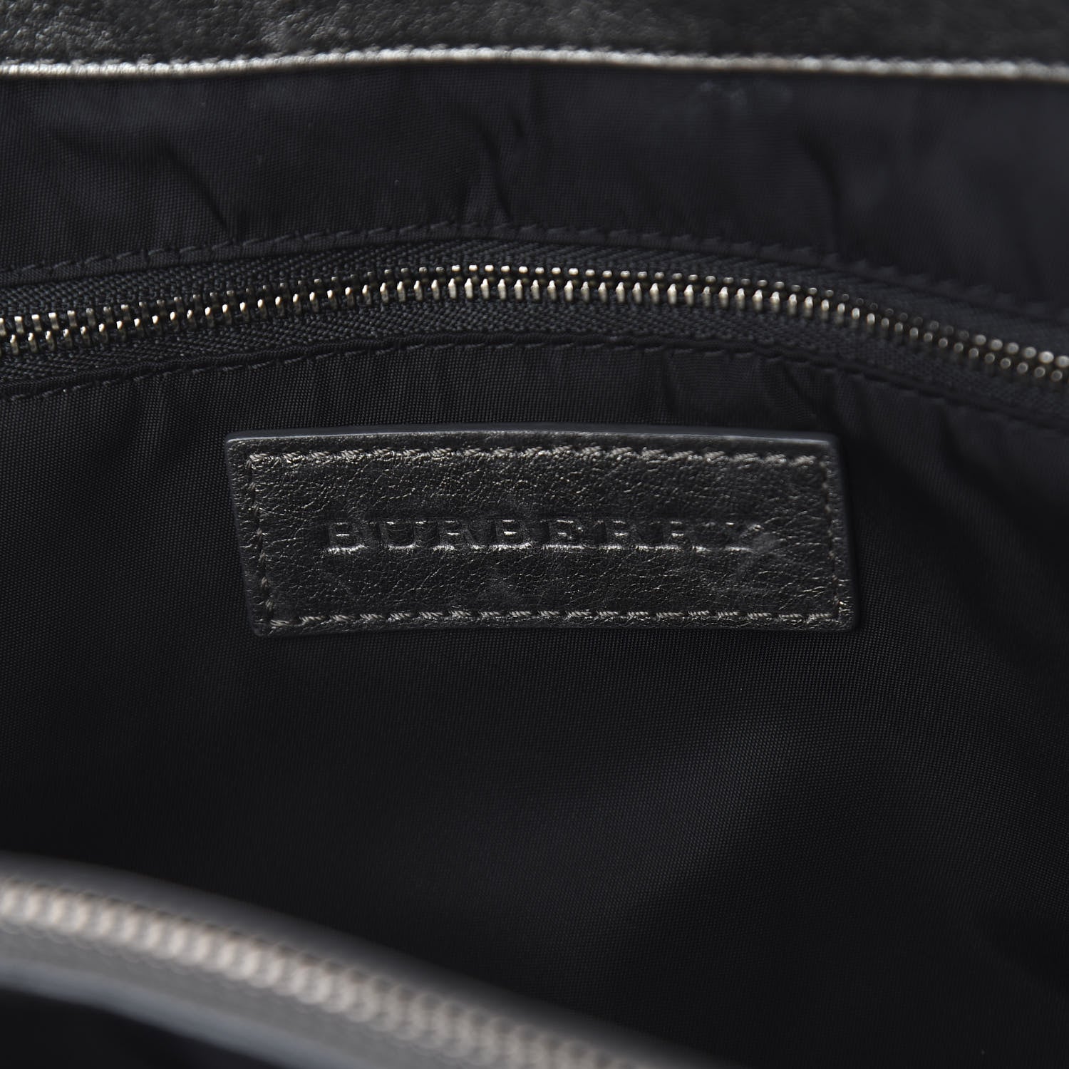 Burberry Shimmer Check Degrade Pilgrim Satchel Pewter 8 of 10