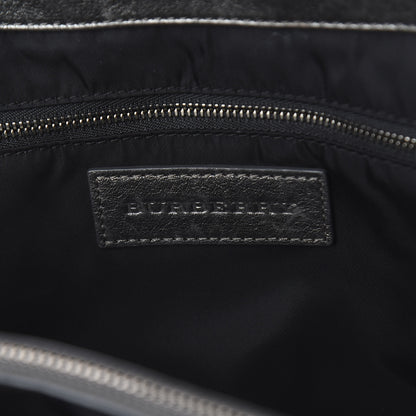 Burberry Shimmer Check Degrade Pilgrim Satchel Pewter 8 of 10