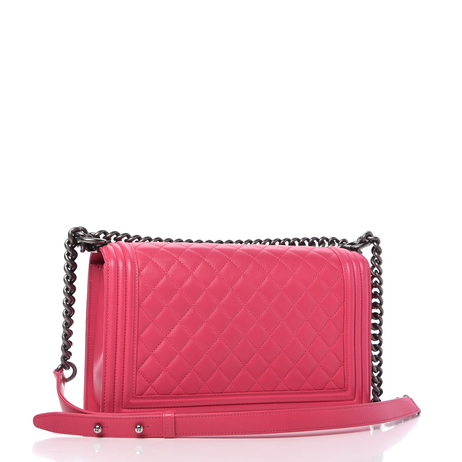 Chanel Lambskin Quilted New Medium Boy Flap Pink 4 of 11