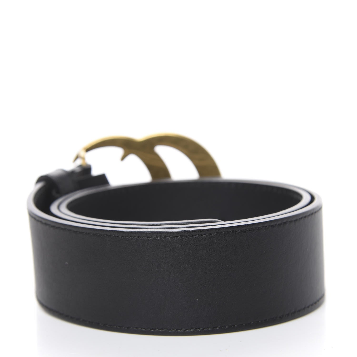 Gucci Calfskin Double G 40mm Belt 70 28 Black 2 of 6