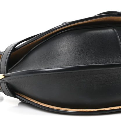 Loewe Calfskin Jacquard Mini Gate Dual Bag Black 8 of 9