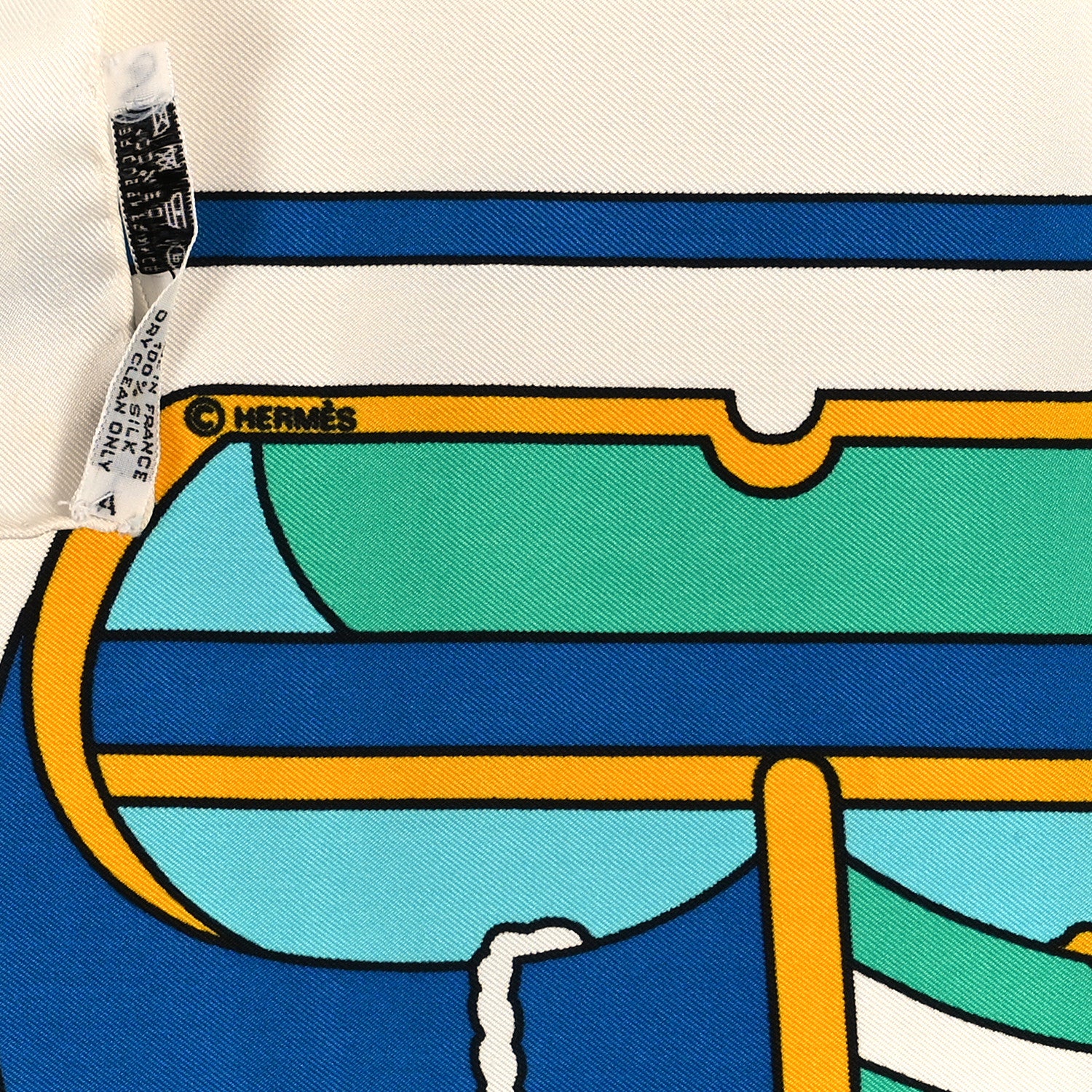 Hermes Silk Thalassa Scarf 90 3 of 3