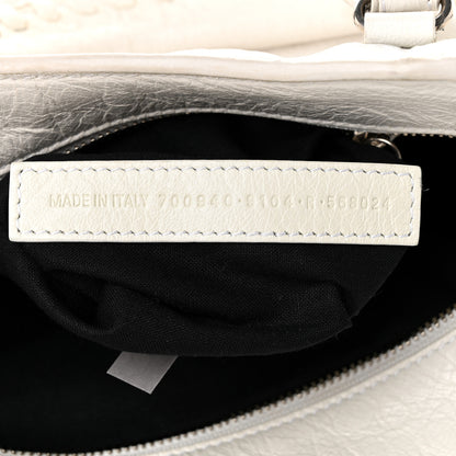 Balenciaga Agneau Arena Neo Cagole Handbag XS Optic White Optic White 8 of 12