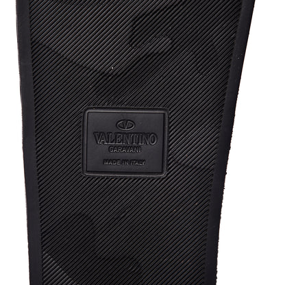 Valentino Garavani Rubber VLTN Pool Slide Sandals 39 Black 7 of 8