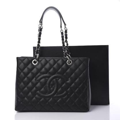 Chanel Caviar Quilted Grand Shopping Tote GST Black 11 of 11