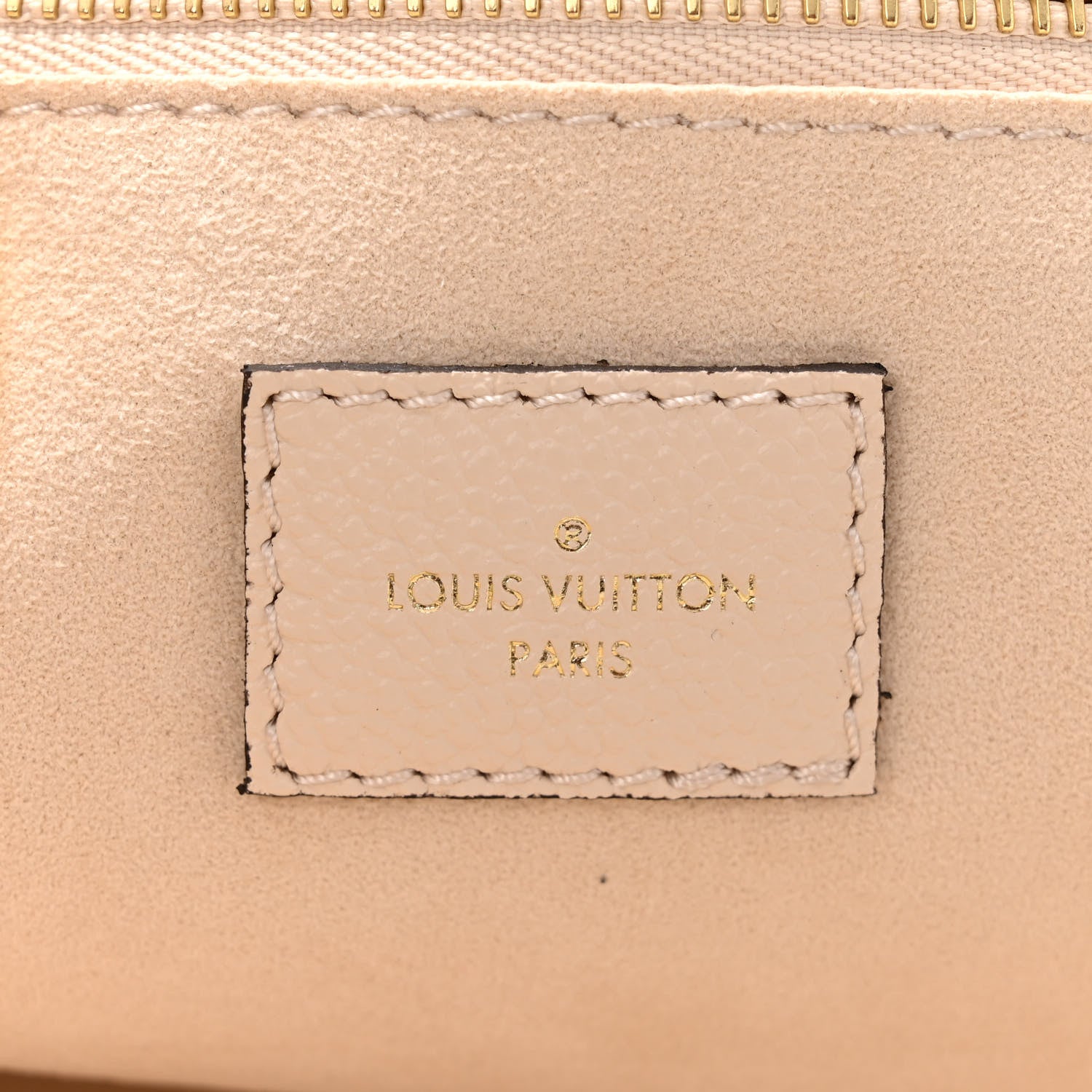 Louis Vuitton Empreinte Monogram Giant Neverfull MM Cream 6 of 9