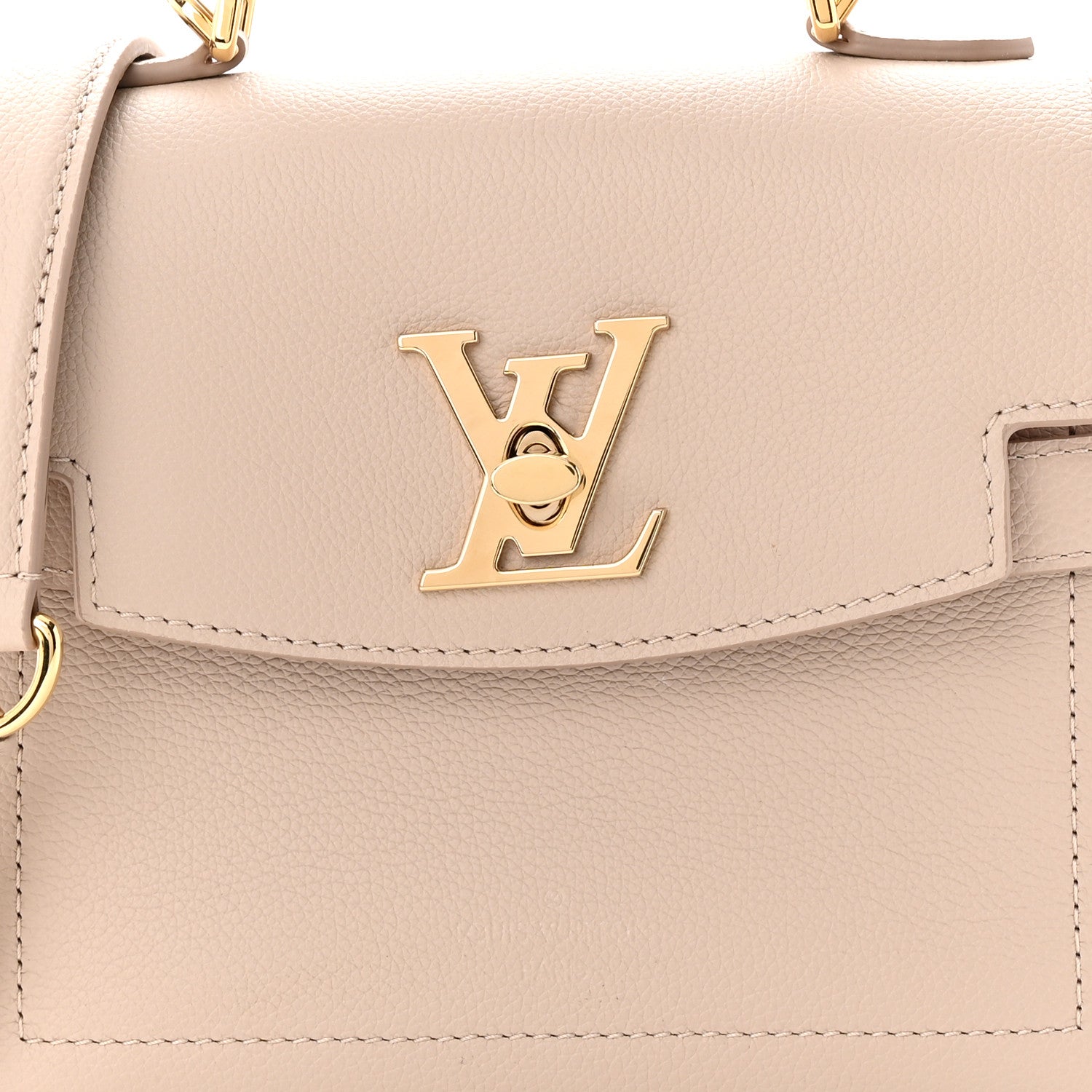 Louis Vuitton Soft Calfskin Mini Lockme Ever Greige 7 of 10