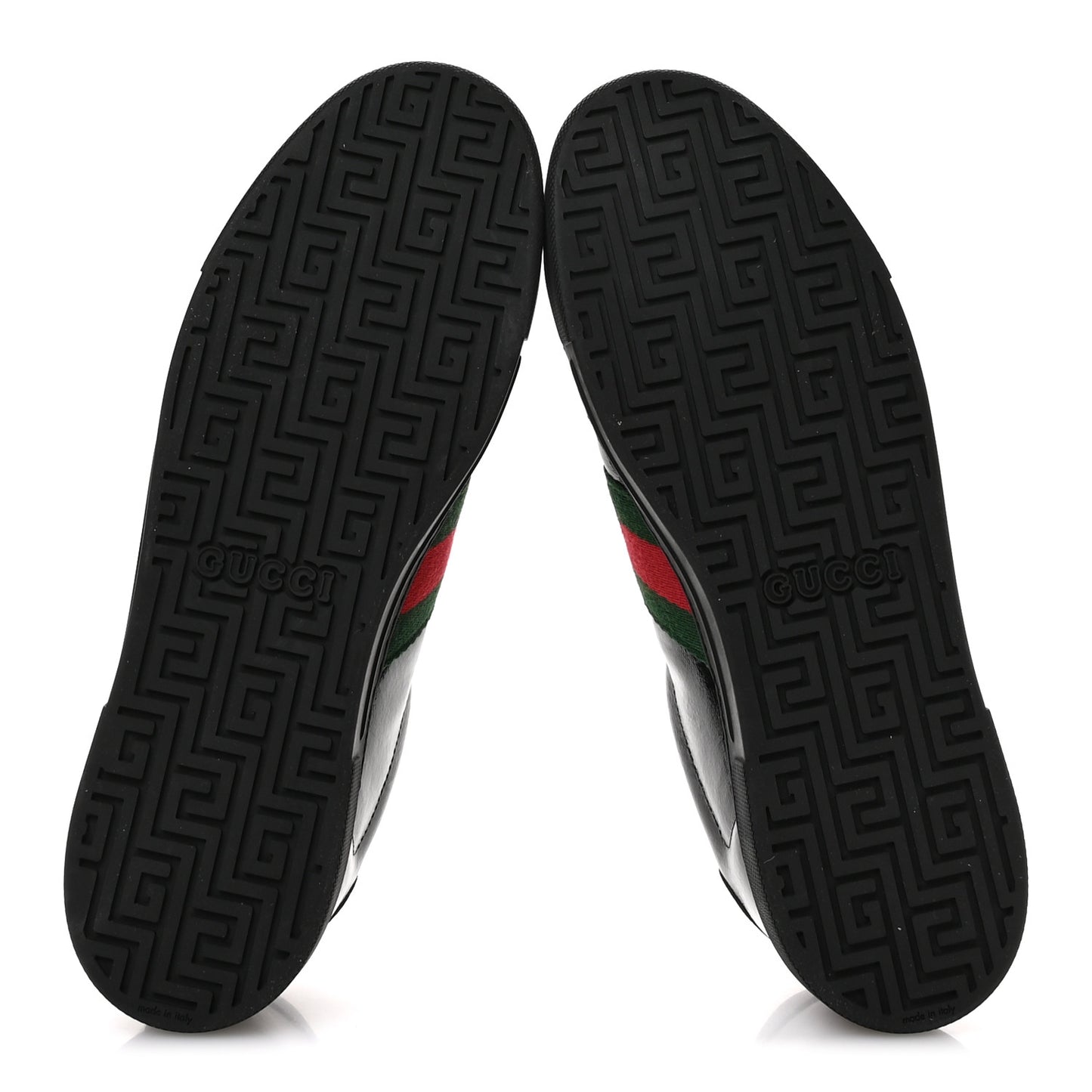 Crystal GG Monogram Web Mens New Ace Sneakers 12 Black