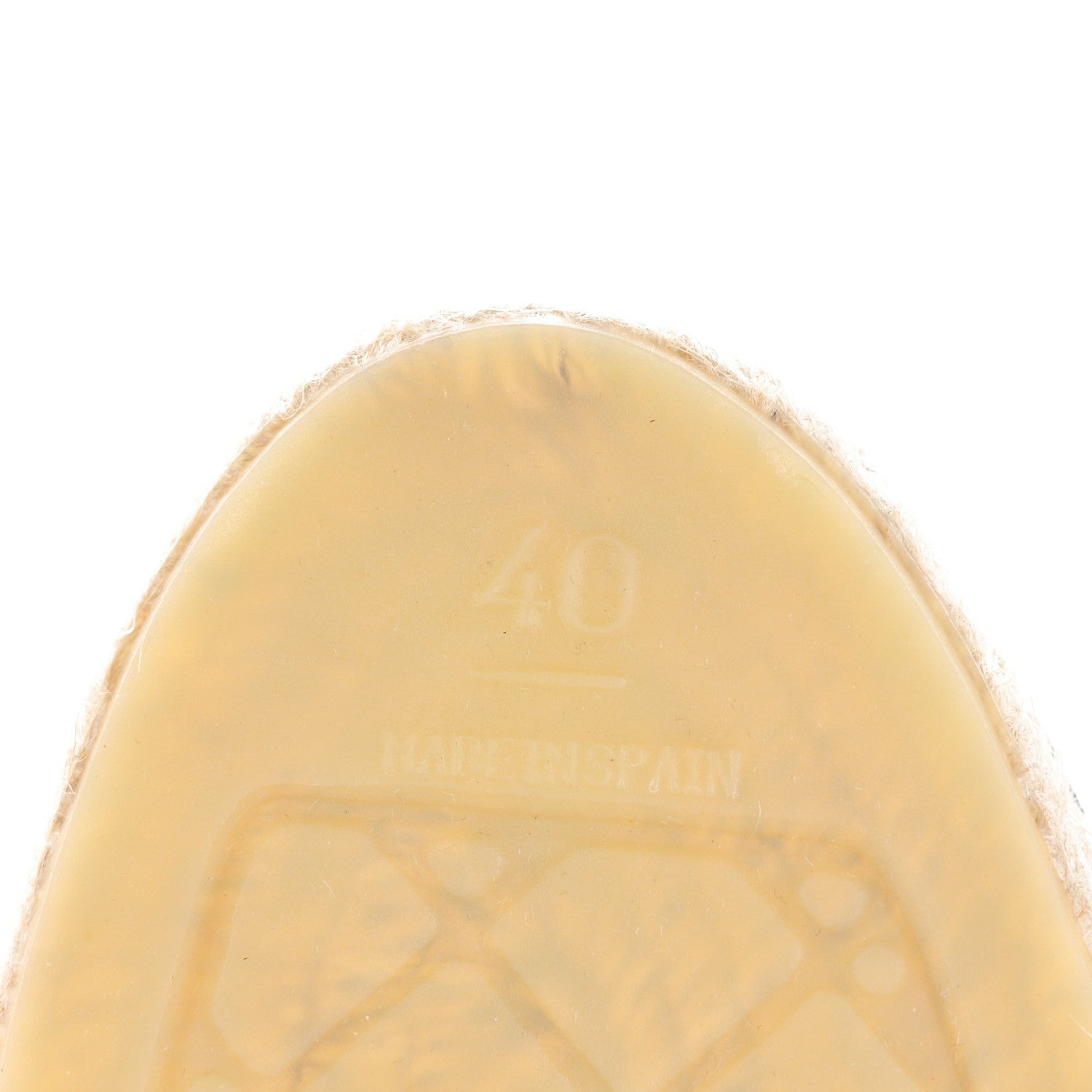 Chanel Lambskin CC Espadrilles 40 Beige Black 8 of 10