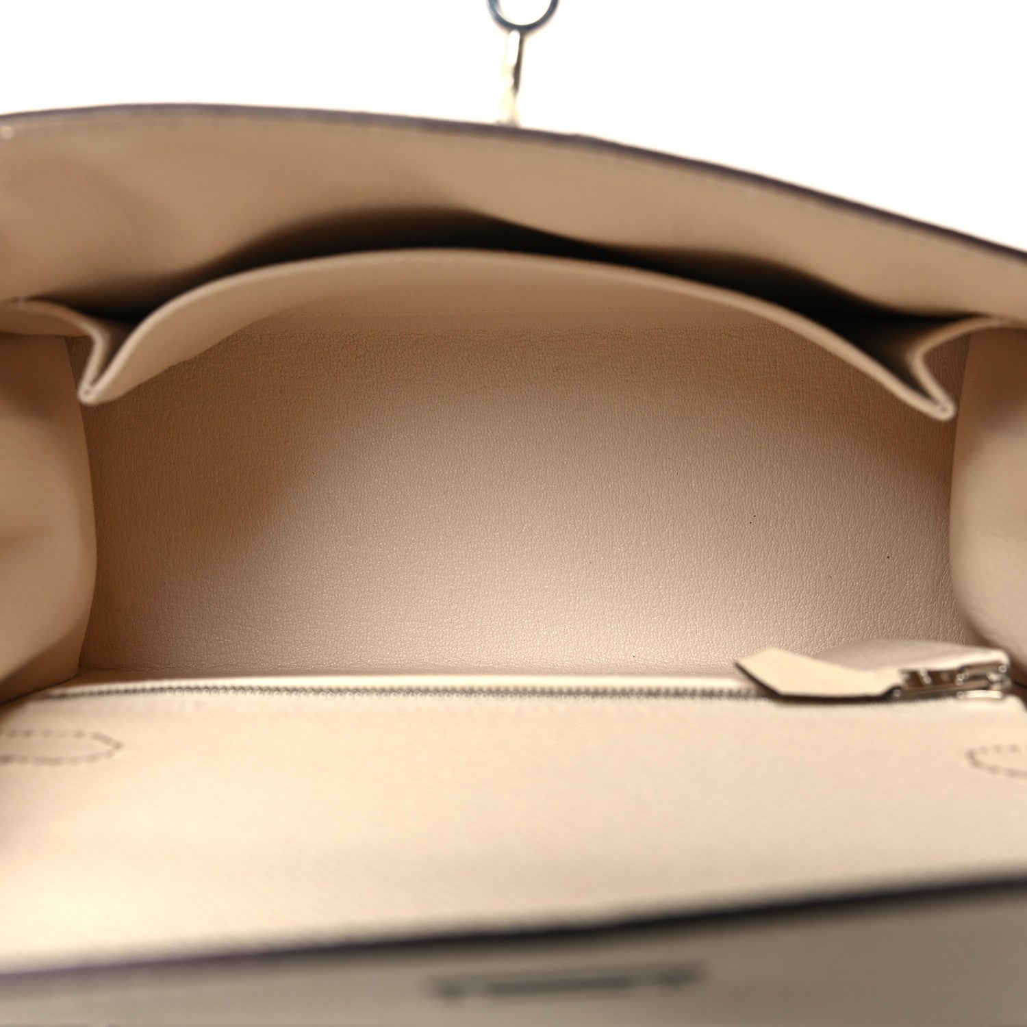 Hermes Epsom Tri-Color Kelly Sellier 25 Nata Chai Gris Meyer 5 of 9