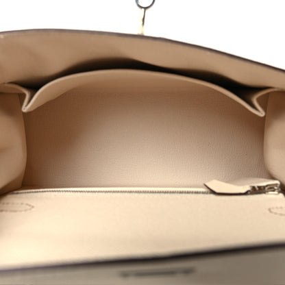 Hermes Epsom Tri-Color Kelly Sellier 25 Nata Chai Gris Meyer 5 of 9