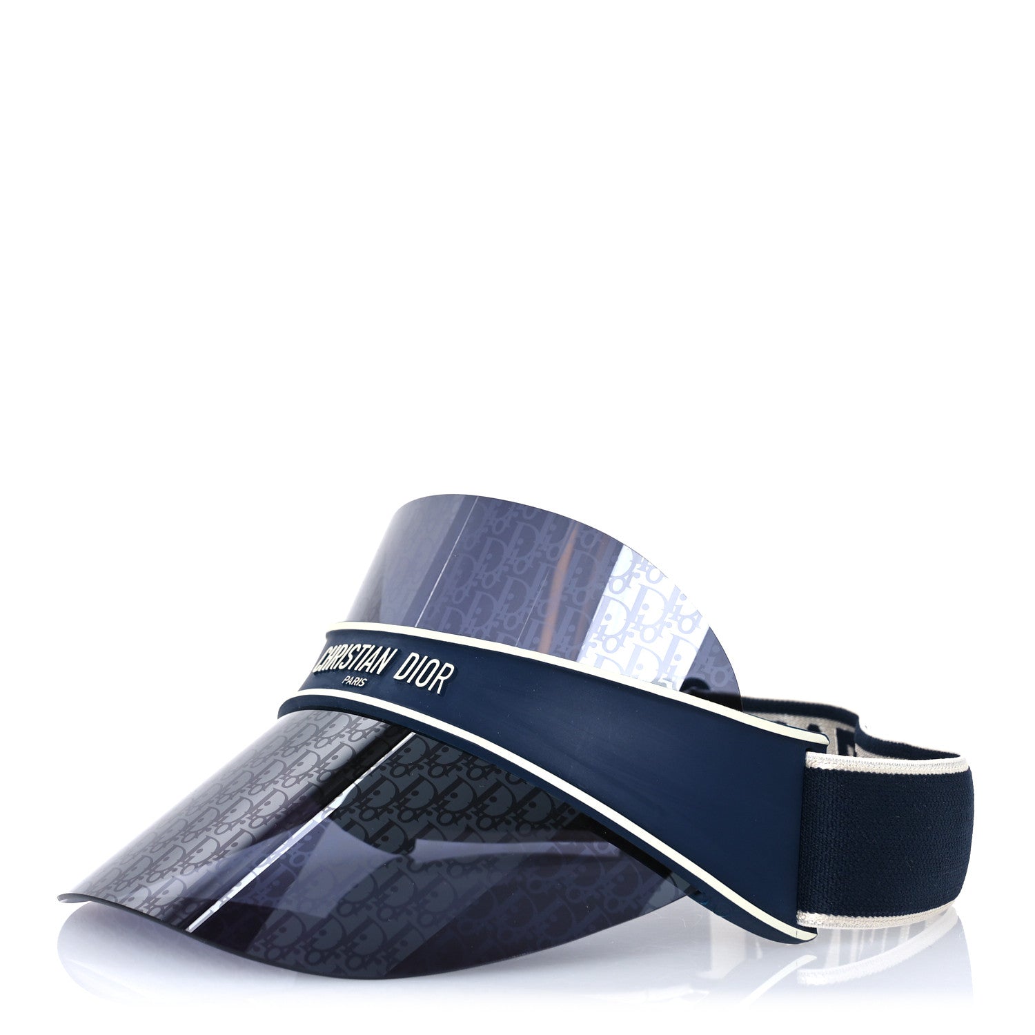 Christian Dior Oblique DiorClub V1U Sun Visor Blue 1 of 9