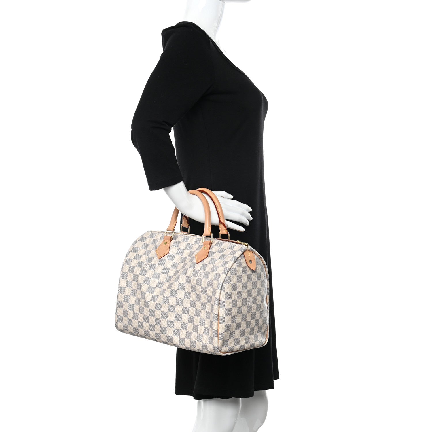 Louis Vuitton Damier Azur Speedy 30 2 of 10
