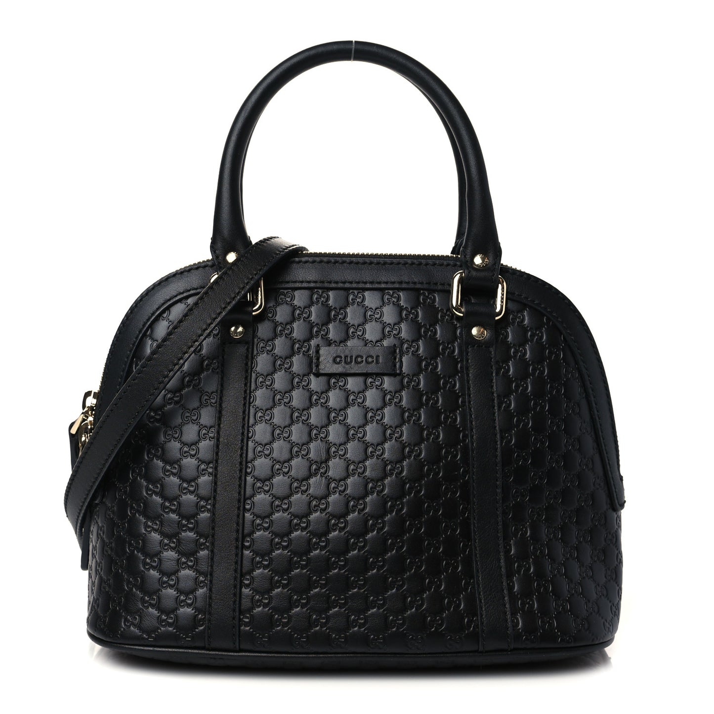 Microguccissima Mini Dome Bag Black