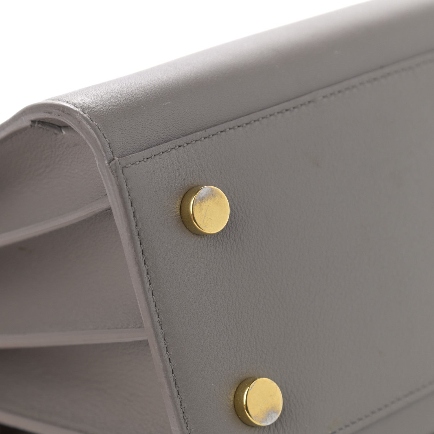 Saint Laurent Grained Calfskin Baby Sac De Jour Fog 10 of 17