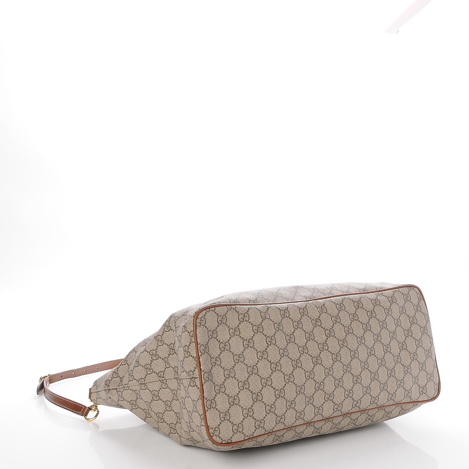 Gucci Soft GG Supreme Monogram Medium Crossbody Tote Beige Cuir 5 of 9