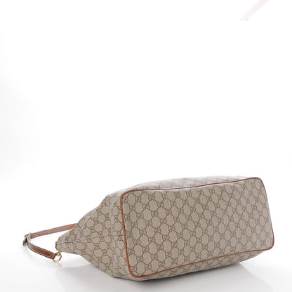 Gucci Soft GG Supreme Monogram Medium Crossbody Tote Beige Cuir 5 of 9