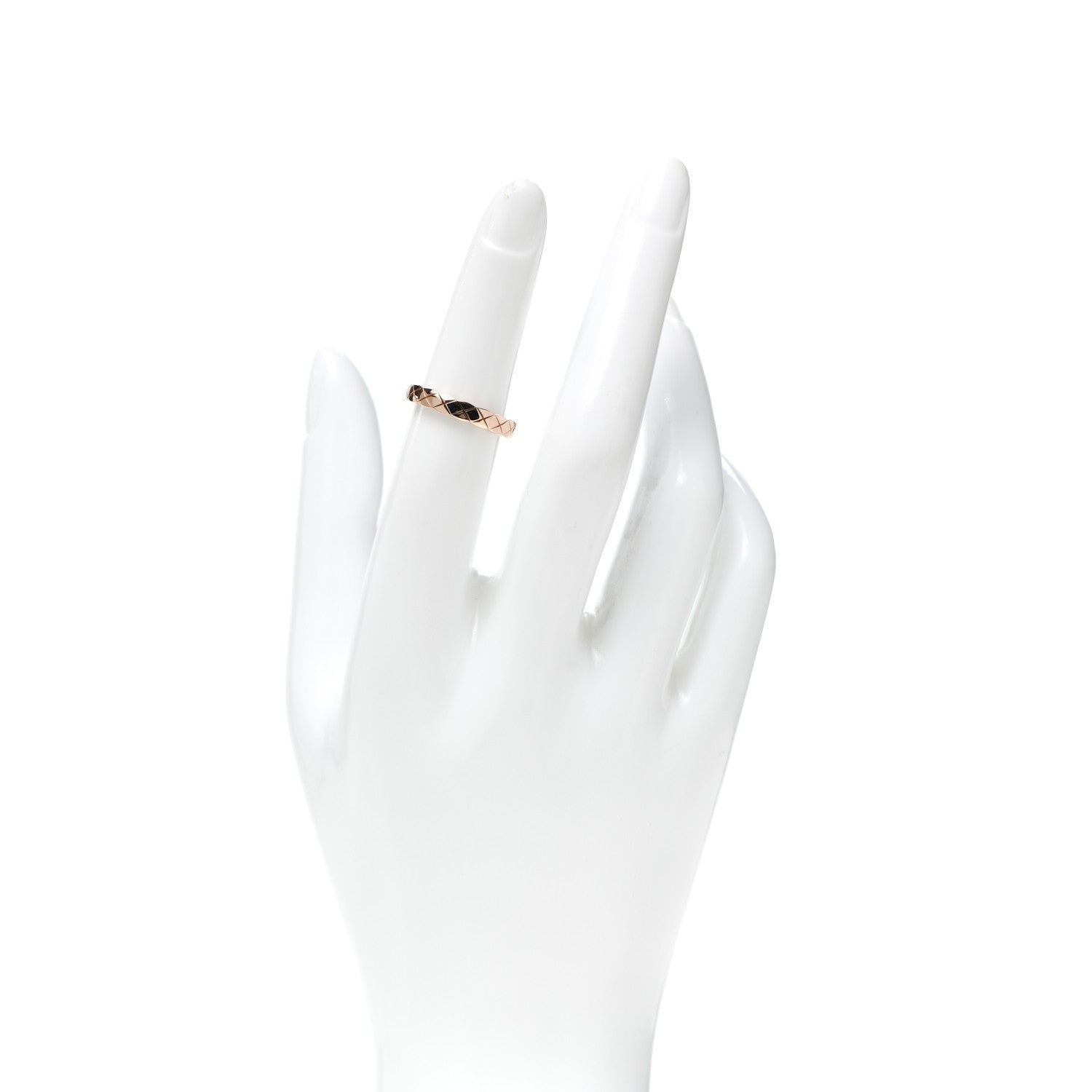 Chanel 18K Beige Gold Mini Coco Crush Ring 50 5.25 2 of 5