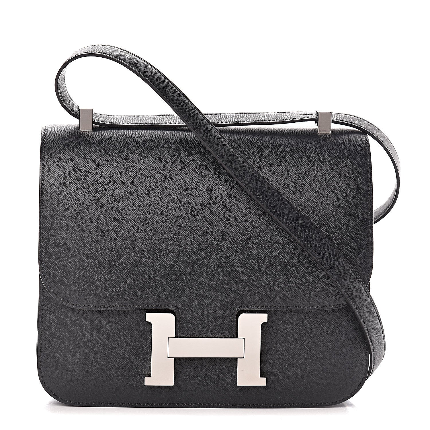 Hermes Grained Monsieur Constance 24 Black 1 of 25
