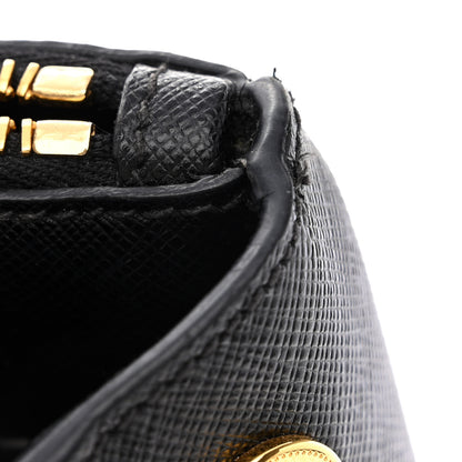 Prada Saffiano Small Galleria Double Zip Tote Black 13 of 16