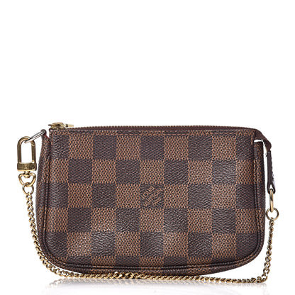 Louis Vuitton Damier Ebene Mini Pochette Accessories 1 of 8