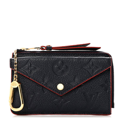Louis Vuitton Empreinte Recto Verso Card Holder Marine Rouge 1 of 6